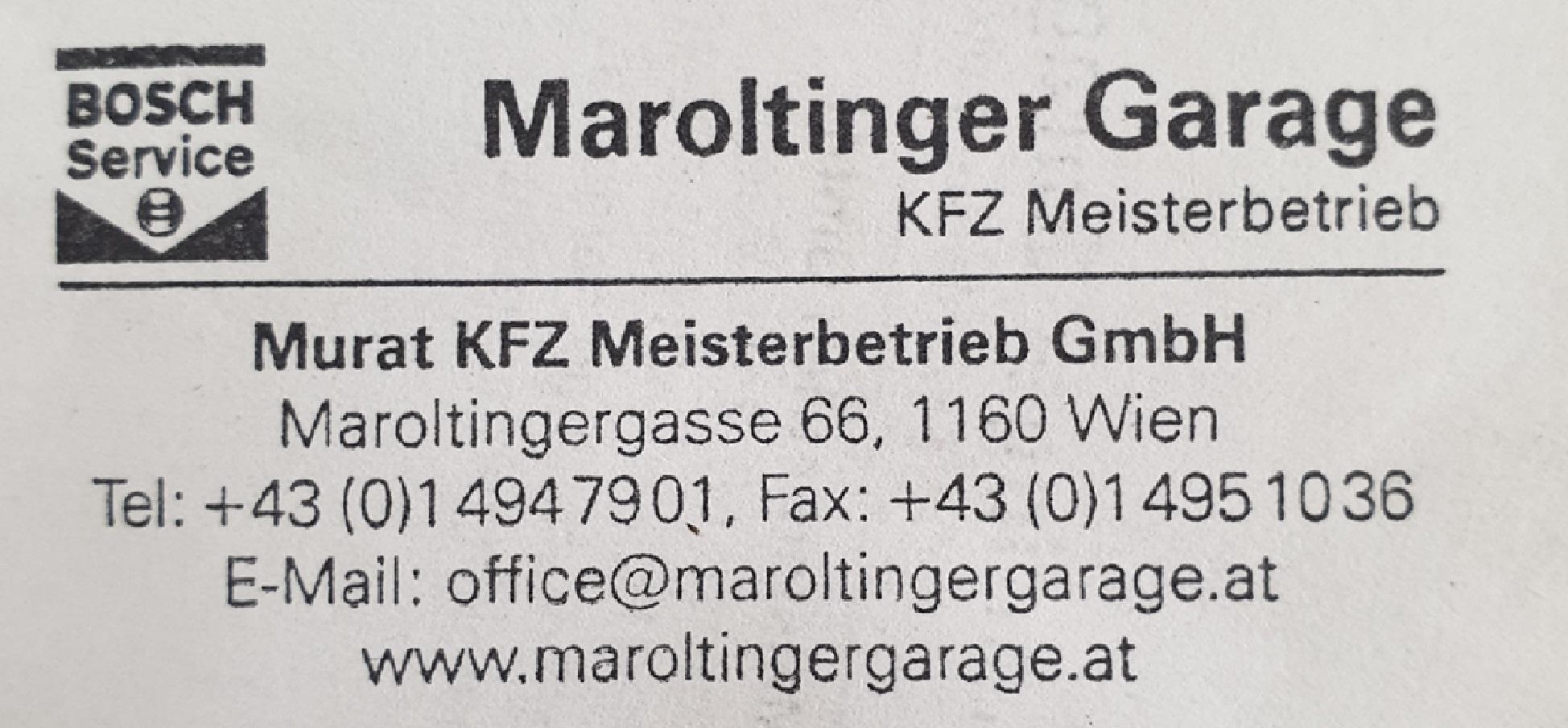 Maroltinger Garage KFZ Meisterbetrieb