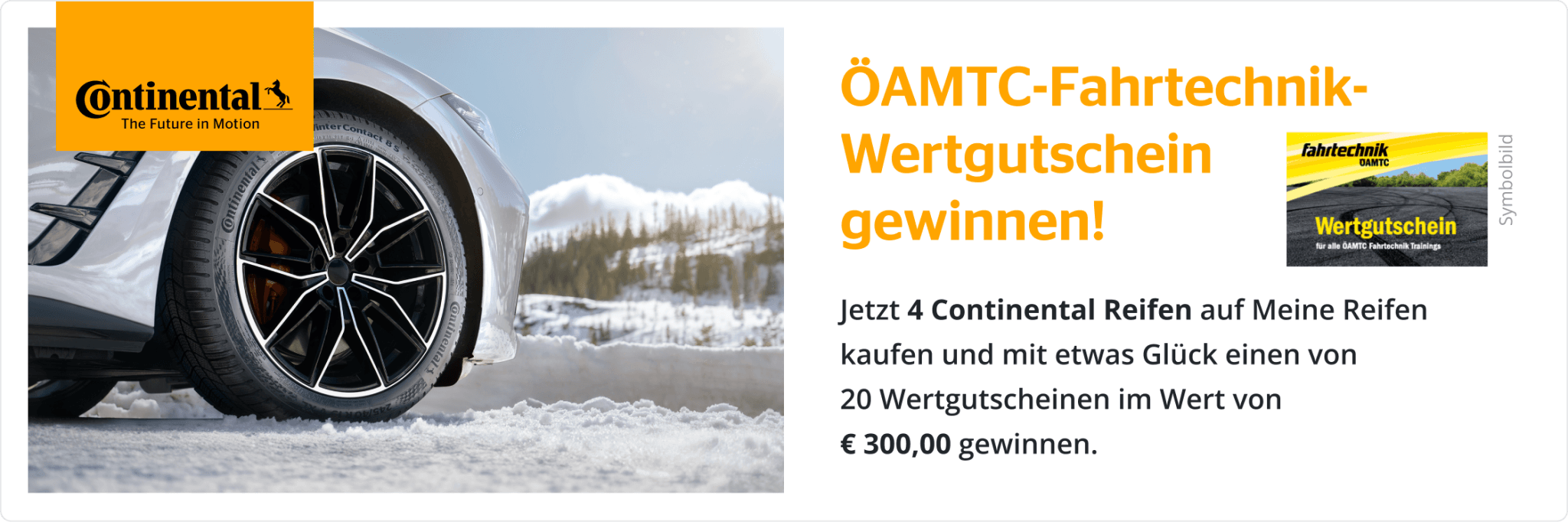 Continental x ÖAMTC Gewinnspiel Continental x ÖAMTC Gewinnspiel